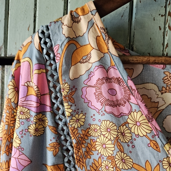 1X RustyDusty Flowy Floral dress - Picture 5 of 10